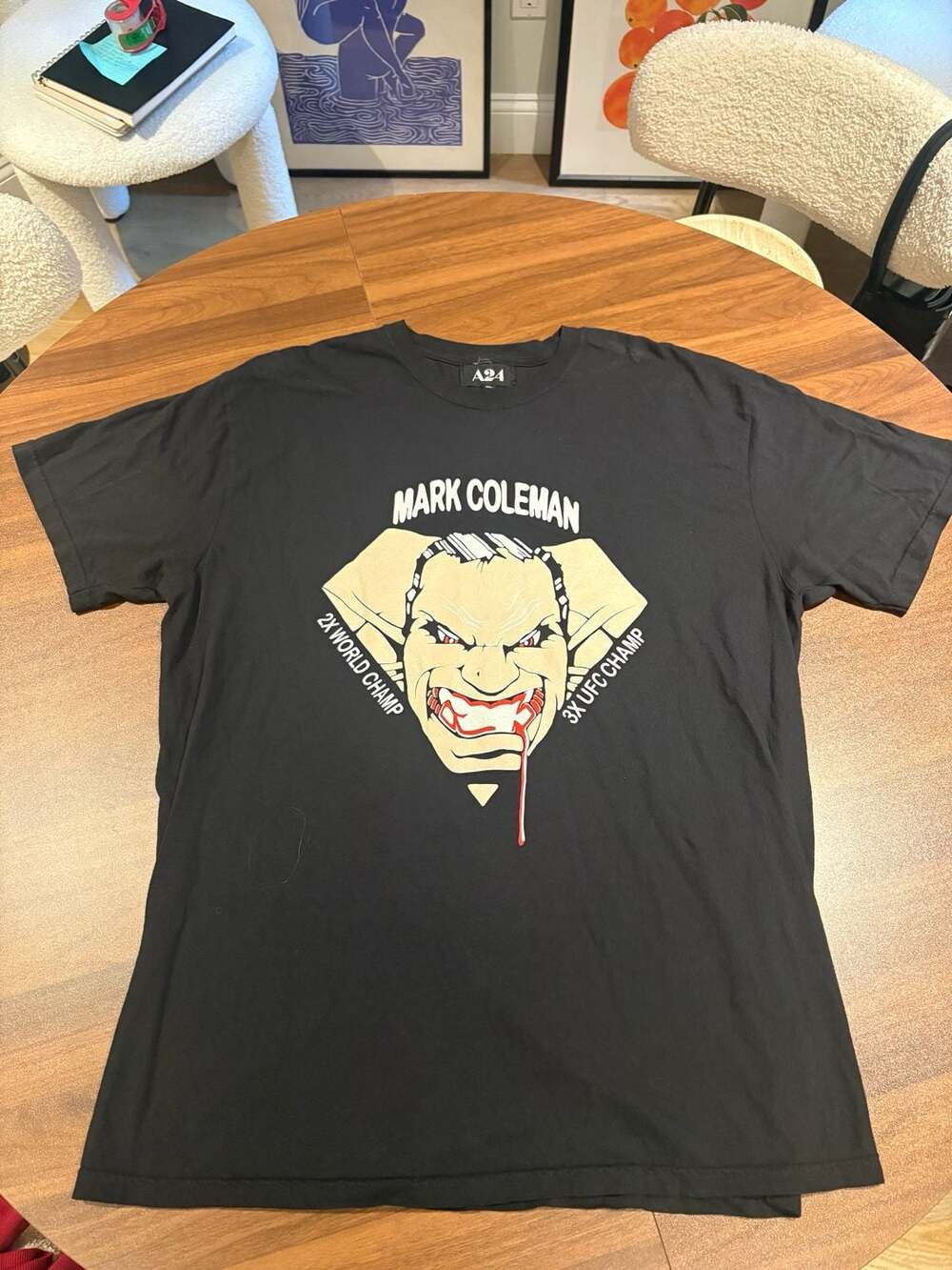 A24 The Smashing Machine Mark Coleman Hammer House T-Shirt